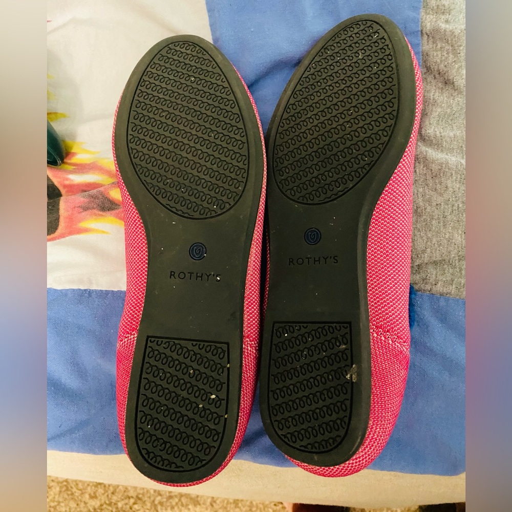 Rothys raspberry Birdseye 8.5 - Picture 2 of 3